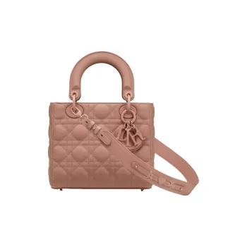 DIOR Lady Dior Matte Cowhide Daisie Bag Portable Crossbody Bag Shoulder Bag Regular Women's Flesh Pink