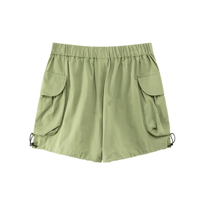 CHUU Casual Shorts Women's Army Green-1