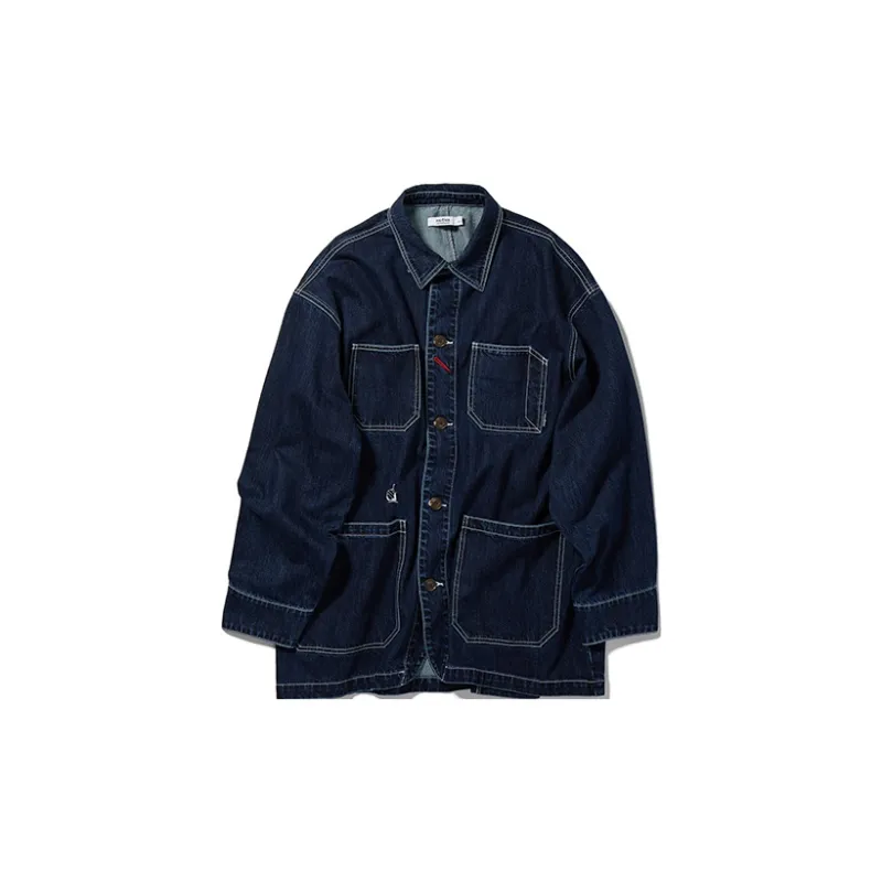 Nautica White Sail Denim Jackets Unisex-1