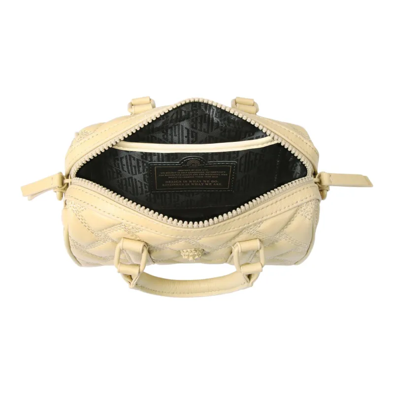 Kurt Geiger London Leather Boston Bag Shoulder Bag Crossbody Bag Handbag Small Size Women's Cream-3