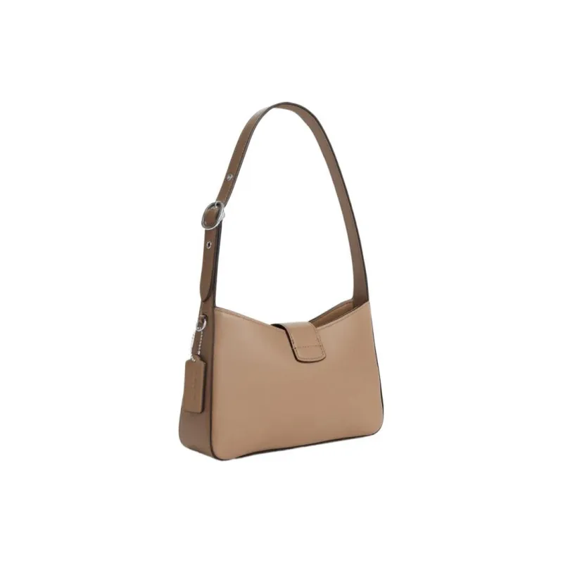 COACH Eliza Cow Leather Shoulder Bag Handbag Shoulder Bag Women's Camel-1
