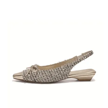 JOSINY Casual Single Shoes Women's Light Gold/Silver