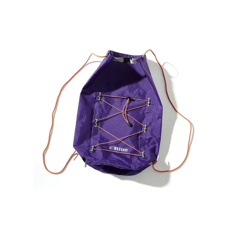 LANQI Polyamide Backpack Large Size Unisex Purple/Black/White-0