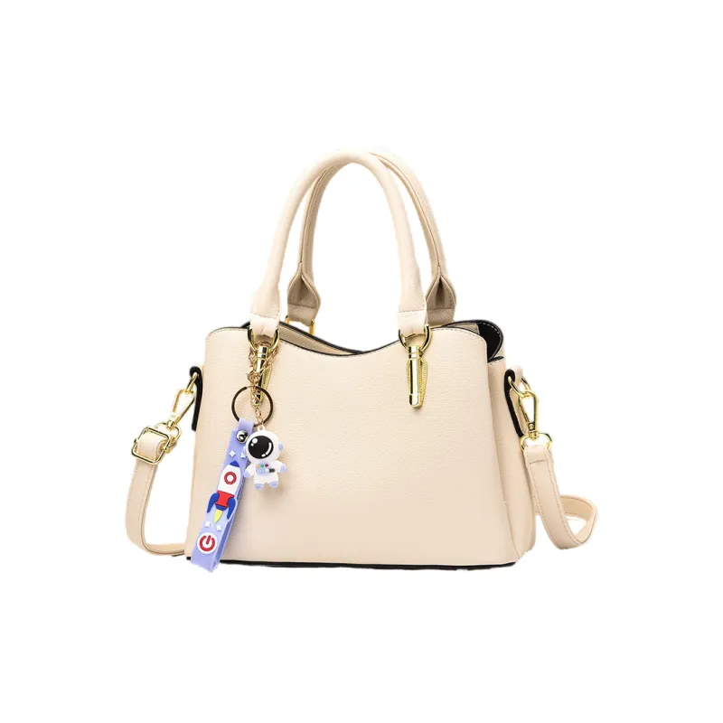 Weymond PU Handbag Regular Women's Black/Khaki/Earth Yellow/Pink/Green/Ecru/Red-4