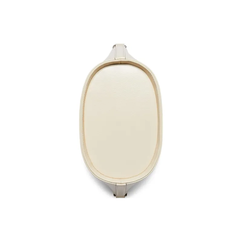 GUCCI Leather Bucket Bags Shoulder Bag Crossbody Bag Mini Women's Ivory White-3