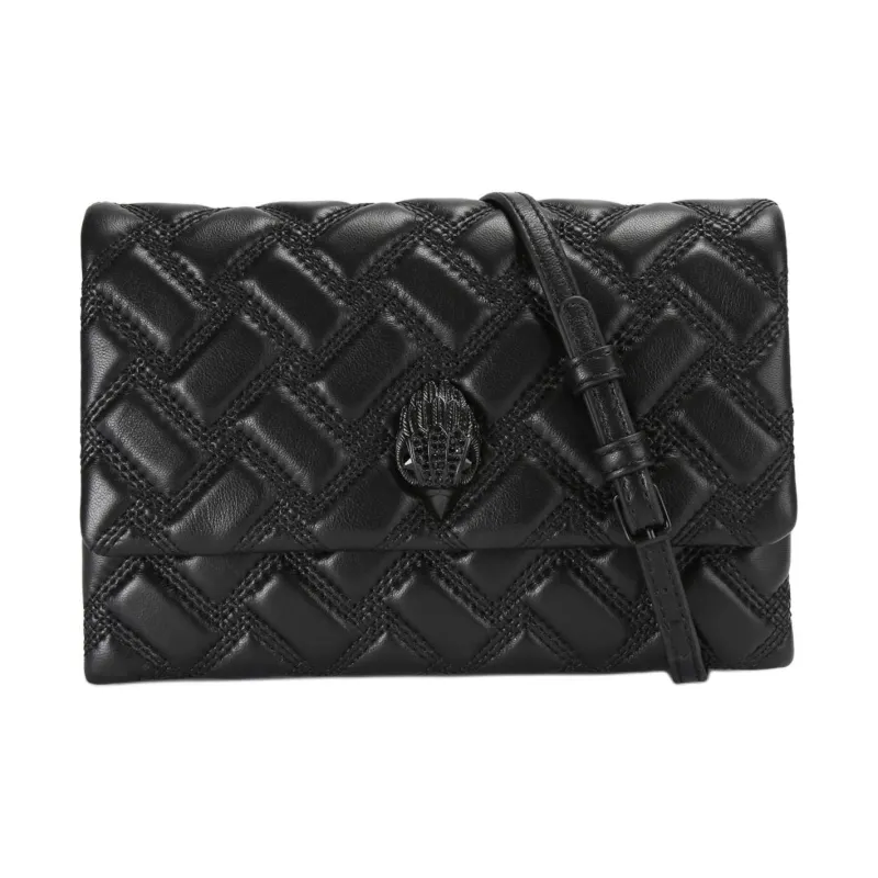 Kurt Geiger London Leather Shoulder Bag Crossbody Bag Women's Black-0