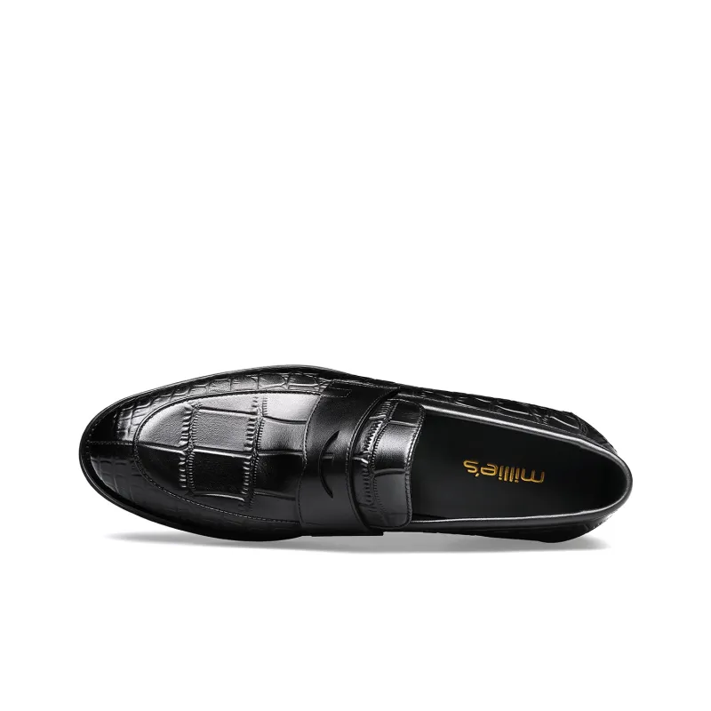 MILLIE'S Loafers Low Heel Men's Black-3