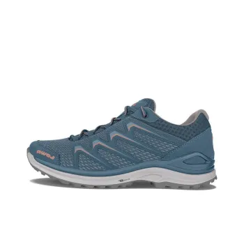 Lowa Maddo Ws Anti-Slip Wear-Resistant Low-Top Hiking Shoes Women's Blue Pink