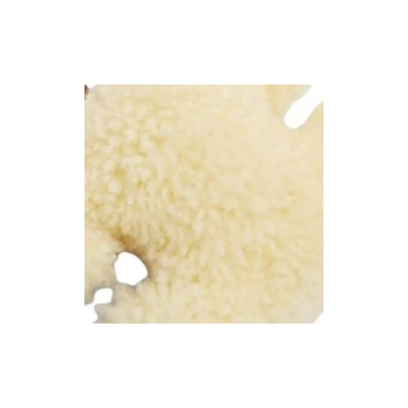 CELINE Triomphe Shearling With Smooth Cow Leather Keychain Bag Accessory Women's Natural & Tan-4