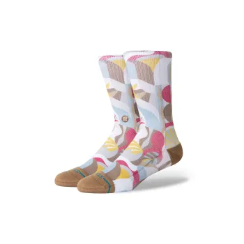 Stance Mid Calf Socks Unisex 1 Pack Light Yellow