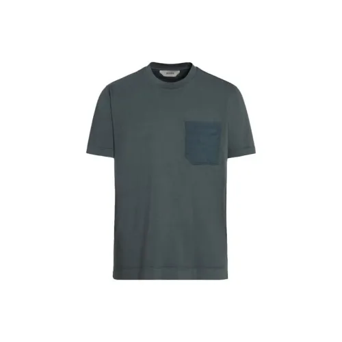 Ermenegildo Zegna T-Shirts Men Blue/Green