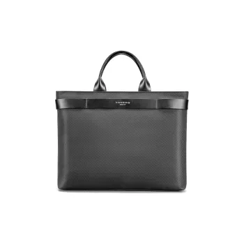 KINGSONS Polyester Handbag Men's Black