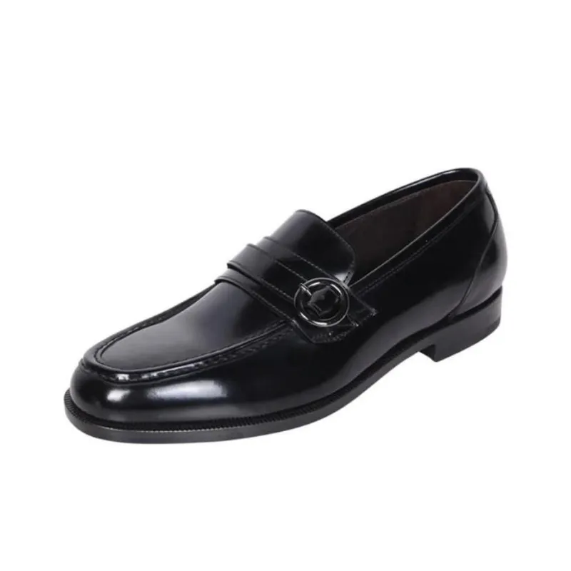 Tagliatore Buckled Leather Loafers-2