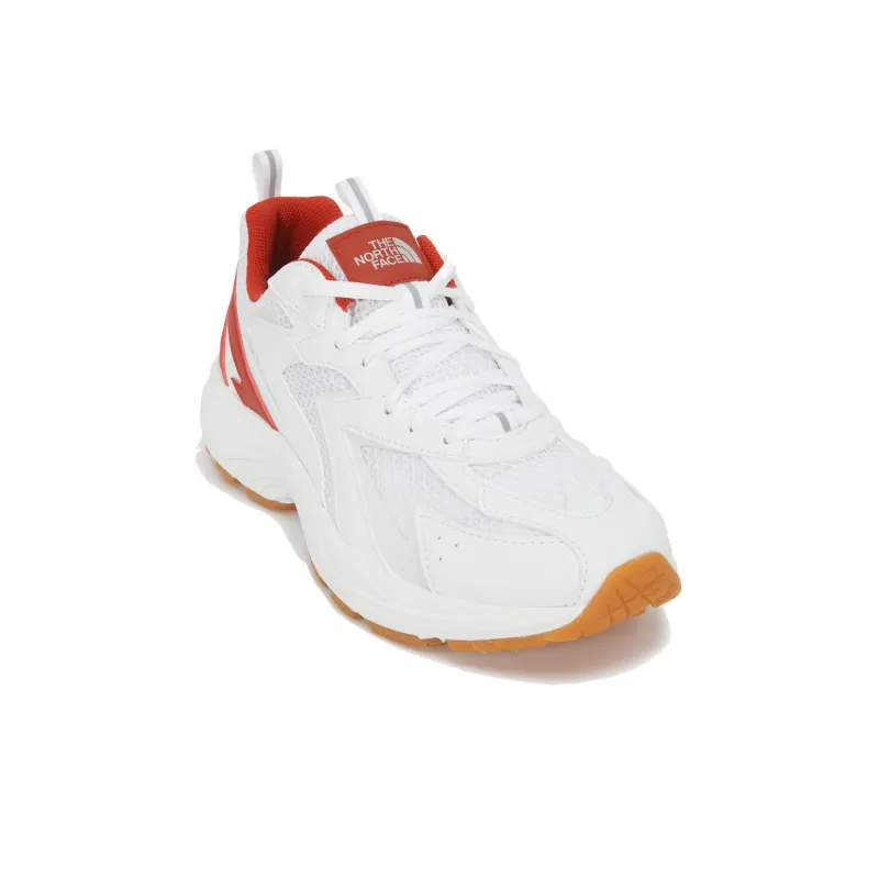 THE NORTH FACE Cushioning Anti-Slip Wear-Resistant Breathable Reflective Rebound Low-Top Outdoor Shoes Unisex White Red-2
