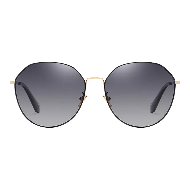 Thunder Pailong Metal Irregular Shape Sunglasses Unisex-0
