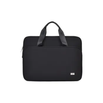 SEPTWOLVES Fabric Laptop Bag Regular Men's Black/Gray