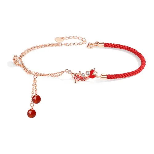 Fu Ru Ji S925 Silver Anklets Women's