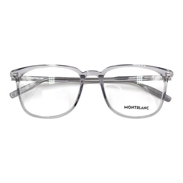 MONTBLANC Plate Frame Square Eyeglass Frames Men's-1