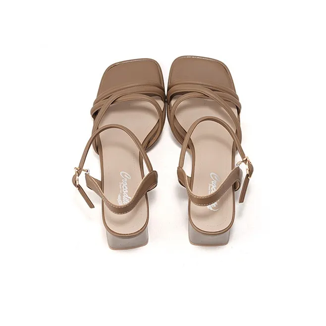 Crocodile Strap Sandals Women's-17