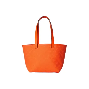GUCCI GG Canvas Tote Bag Shopping Bag Shoulder Bag Handbag Small Size Unisex Orange