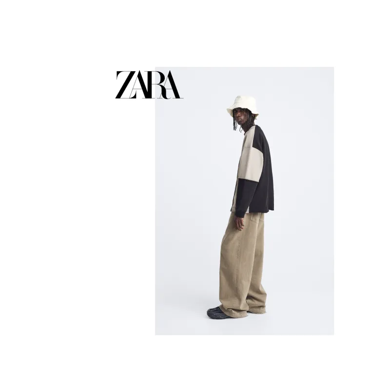 ZARA Sweatshirts Men Deep Anthracite-1