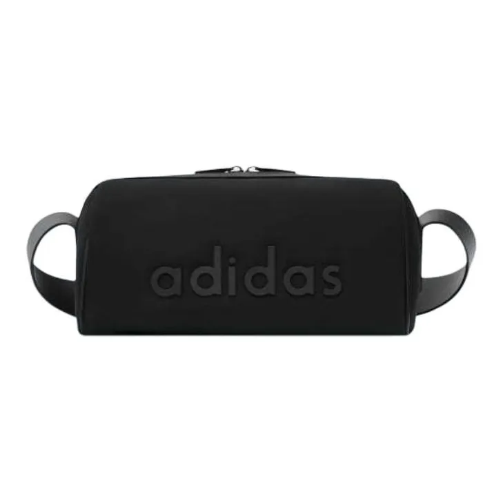 Adidas Nylon And Leather Crossbody Bag Unisex Black-0