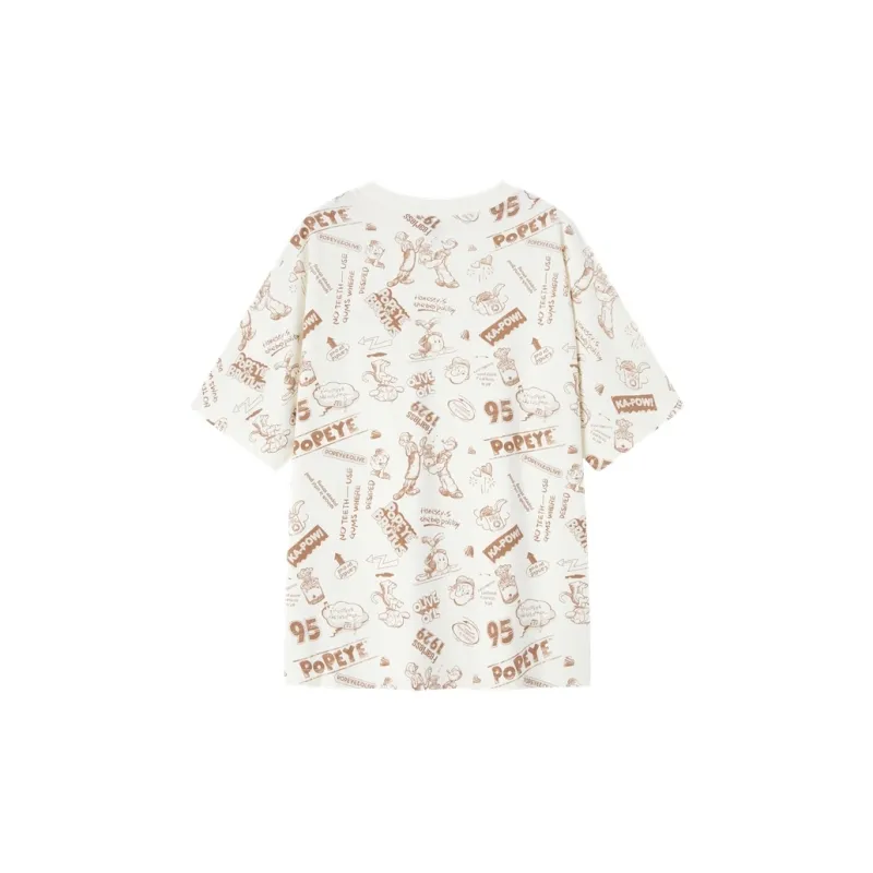 SEM/R x POPEYE Short Sleeved T Shirts Women's-1