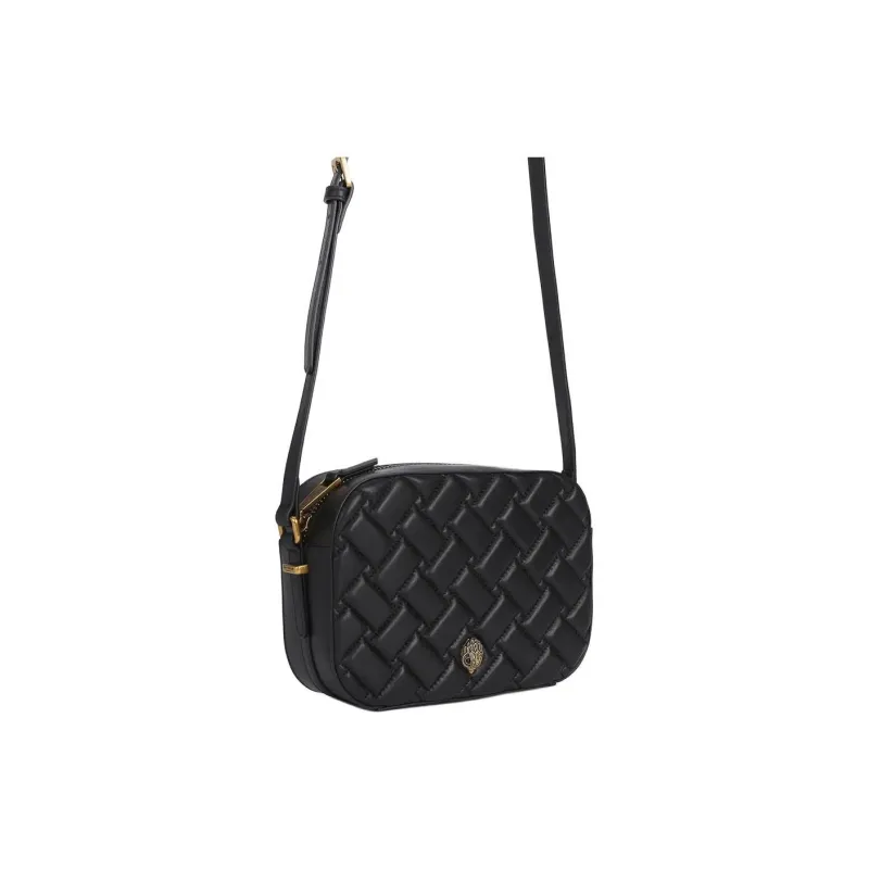 Kurt Geiger London Lambskin Shoulder Bag Crossbody Bag Women's Black-1