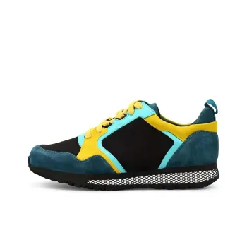 GUCCI Anti-Slip And Wear-Resistant Breathable Low-Top Running Shoes Men's Black Green