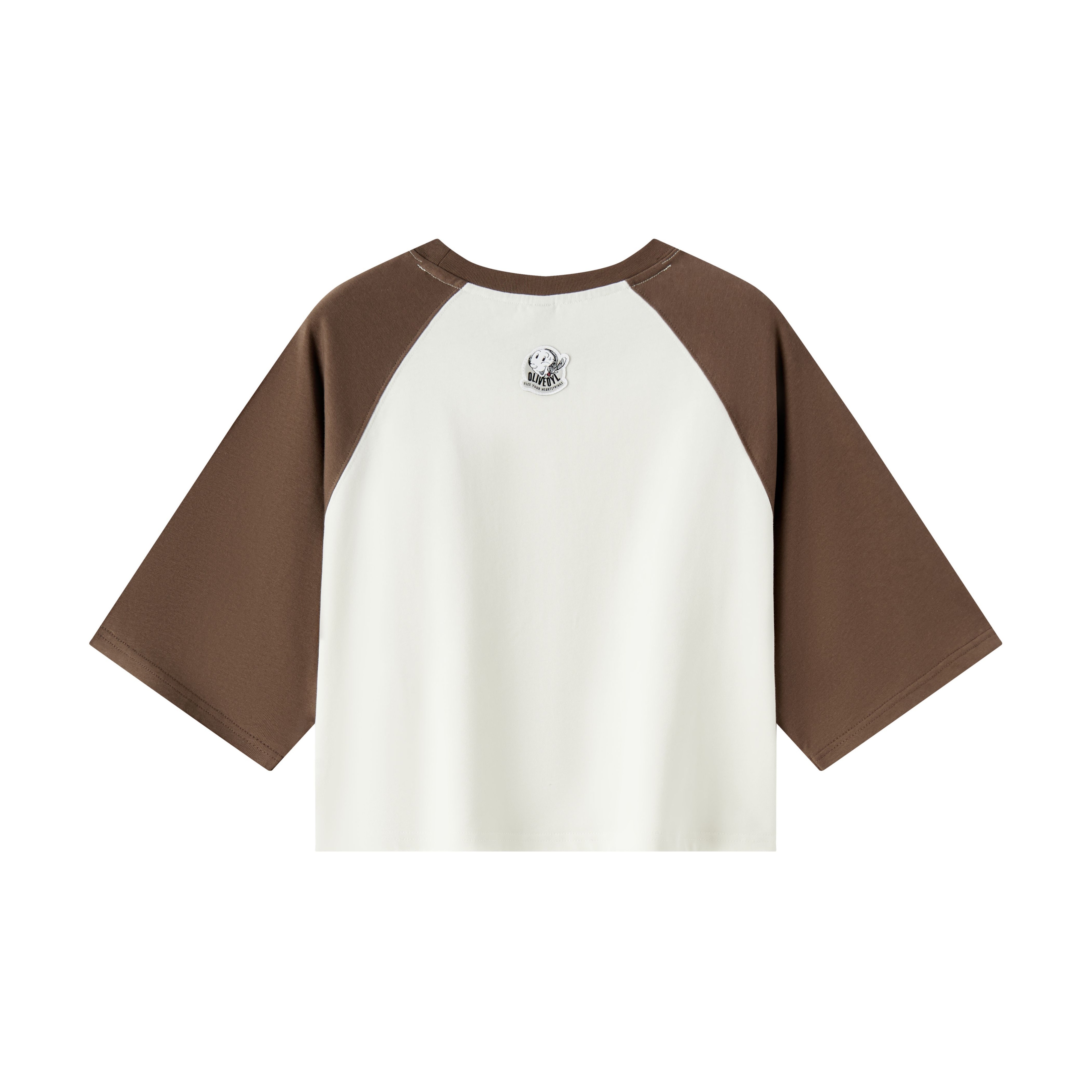 SEM/R T-Shirts Women's Coffee White Tone 00351 S - POIZON