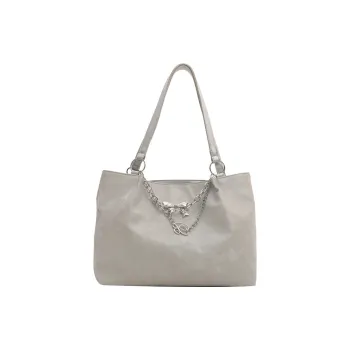 ResNonverba PU Shoulder Bag Women's Silver/Ecru/Pink/Black