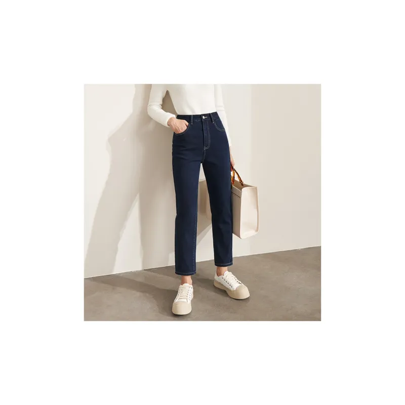 AMII Jeans Women's Dark Denim Blue-2