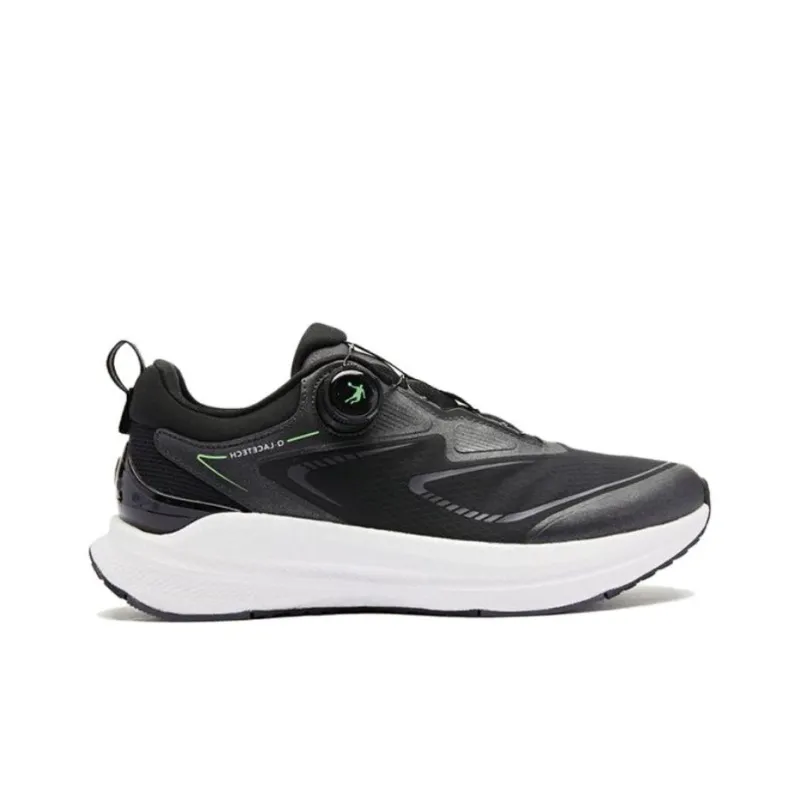 QIAODAN Cushioned Anti-Slip Wear-Resistant Waterproof And Breathable Low-Top Casual Running Shoes Men's Black-1