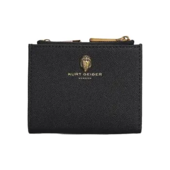 Kurt Geiger London Fish Paste Embossed Cow Leather Wallet Mini Women's Black