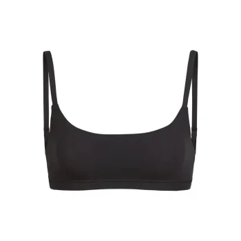 SKIMS FITS EVERYBODY SCOOP BRALETTE Bra Women's ONYX/Onyx