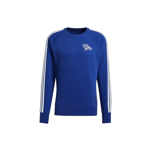 Adidas Real Madrid Sweatshirts Men Blue