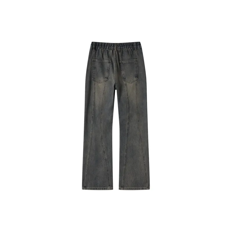 PAINT STAIN Jeans Unisex Yellow Mud-15