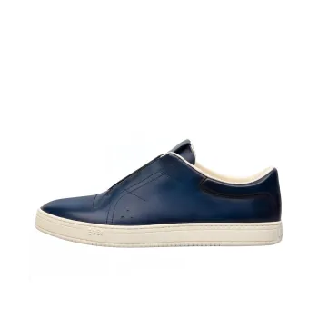 BERLUTI Low Top Skateboard Shoes Men's Blue
