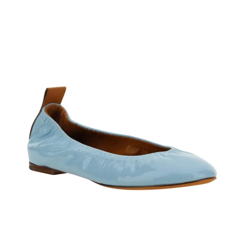 Lanvin Patent Leather Ballerina Shoes-2
