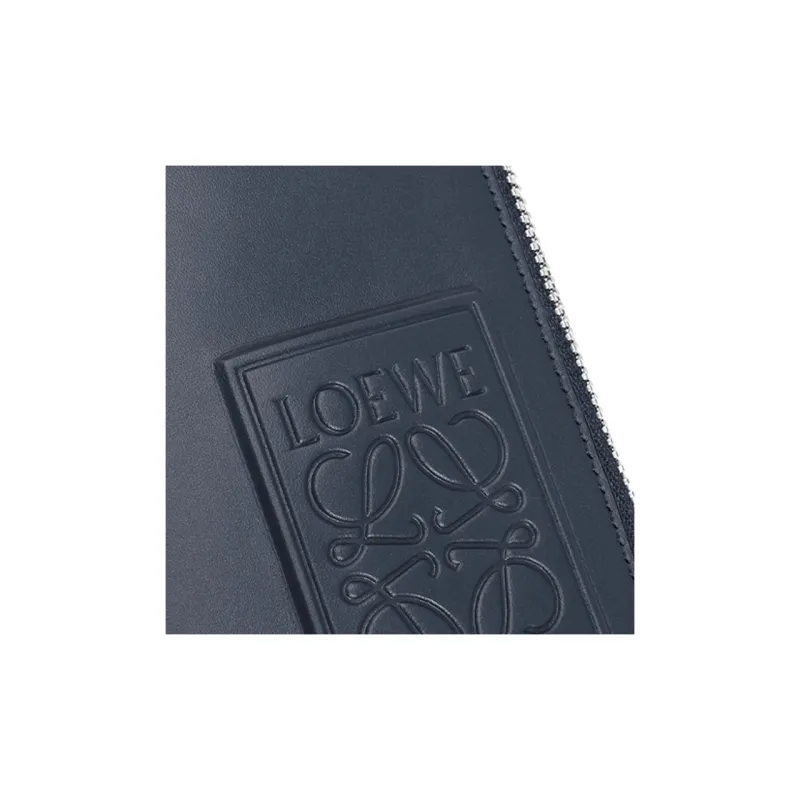 LOEWE Satin Cow Leather Shoulder Bag Crossbody Bag Men's Dark Marine Blue-5