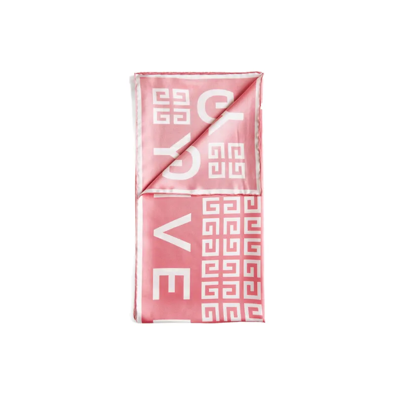 Givenchy 4G Logo Silk Scarf-2