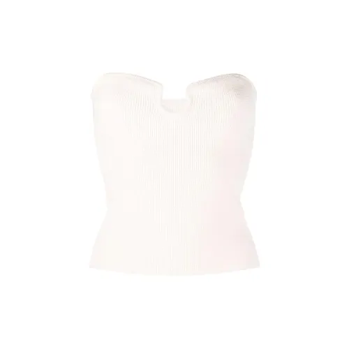 NANUSHKA Strapless Tops Women's White