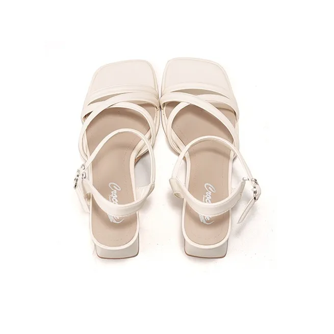 Crocodile Strap Sandals Women's-10