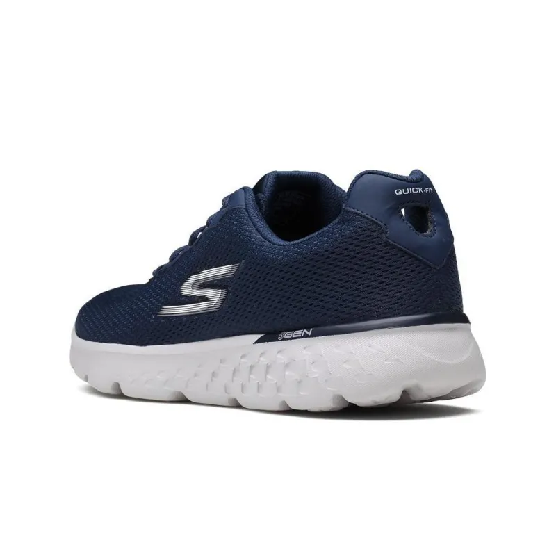 Skechers Go Run 400 Cushioning Anti-Slip And Wear-Resistant Rebound Low-Top Training Running Shoes Unisex Blue Gray-2