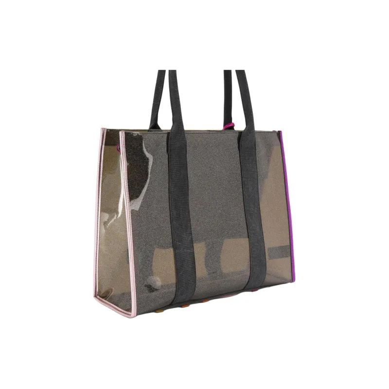 Kurt Geiger London Ethenyl Tote Bag Shopping Bag Handbag Large Size Women's Black-2