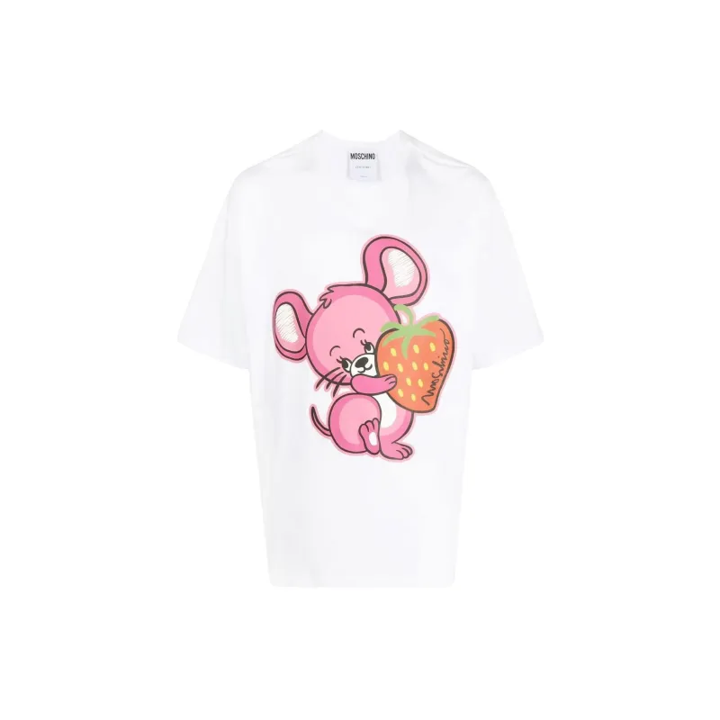 MOSCHINO T Shirts Men White-0