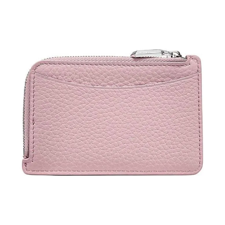 TIFFANY & CO. Return To Tiffany Collection Taurillon Leather Card Holder Women's Crystal Pink-2