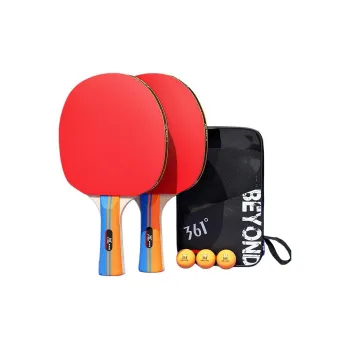 361° Ping Pong Paddles Unisex Rubber Sponge Basswood