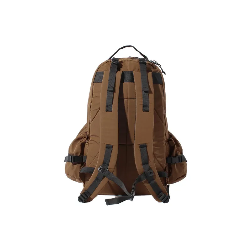 COBMASTER Nylon Outdoor Mountaineering Bag Backpack Medium Size Unisex Light Brown/Black-2