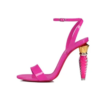 Christian Louboutin Lipgloss Queen 100mm Patent Sandals